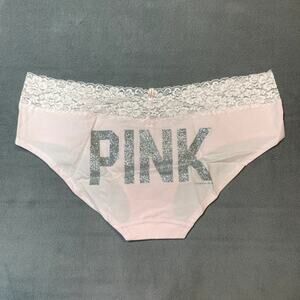 Victoria's Secret PINK 2012 Extra Low Rise Hipster Panty Glitter Lace Trim 2012